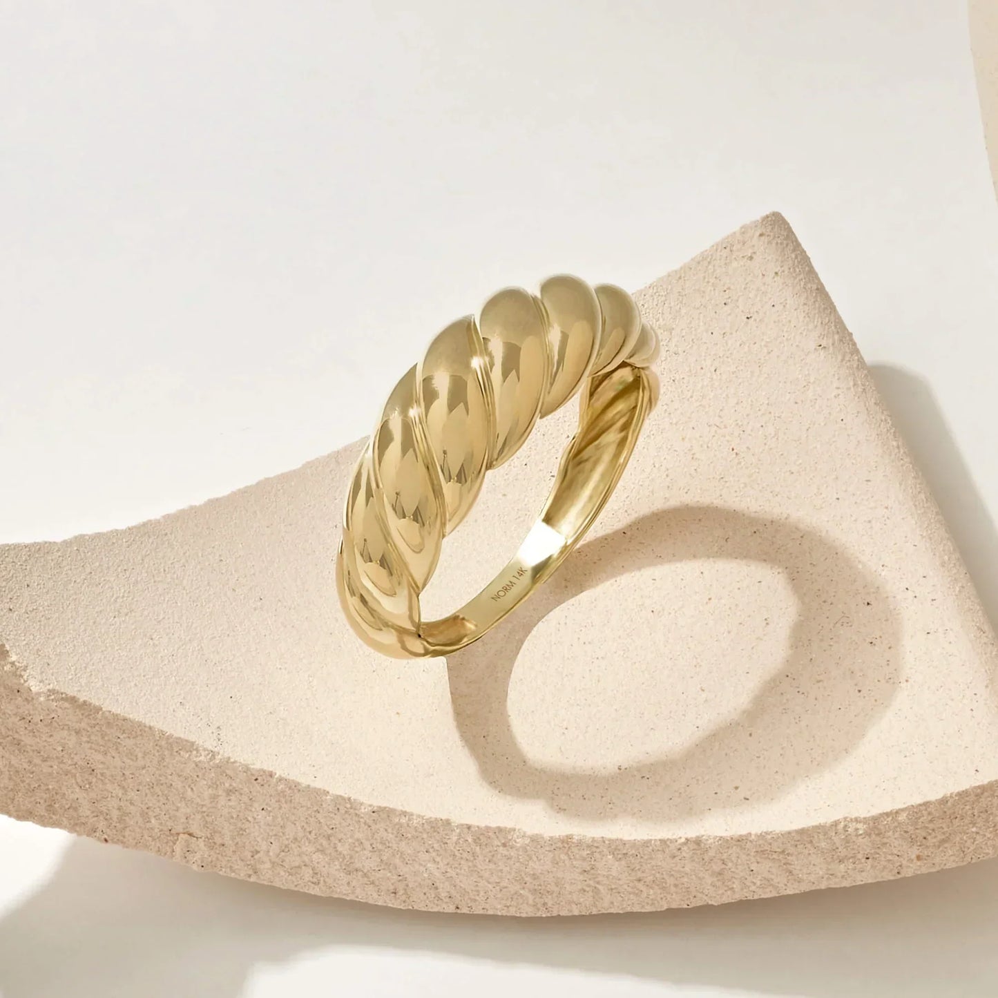 Inel Croissant | Auriu