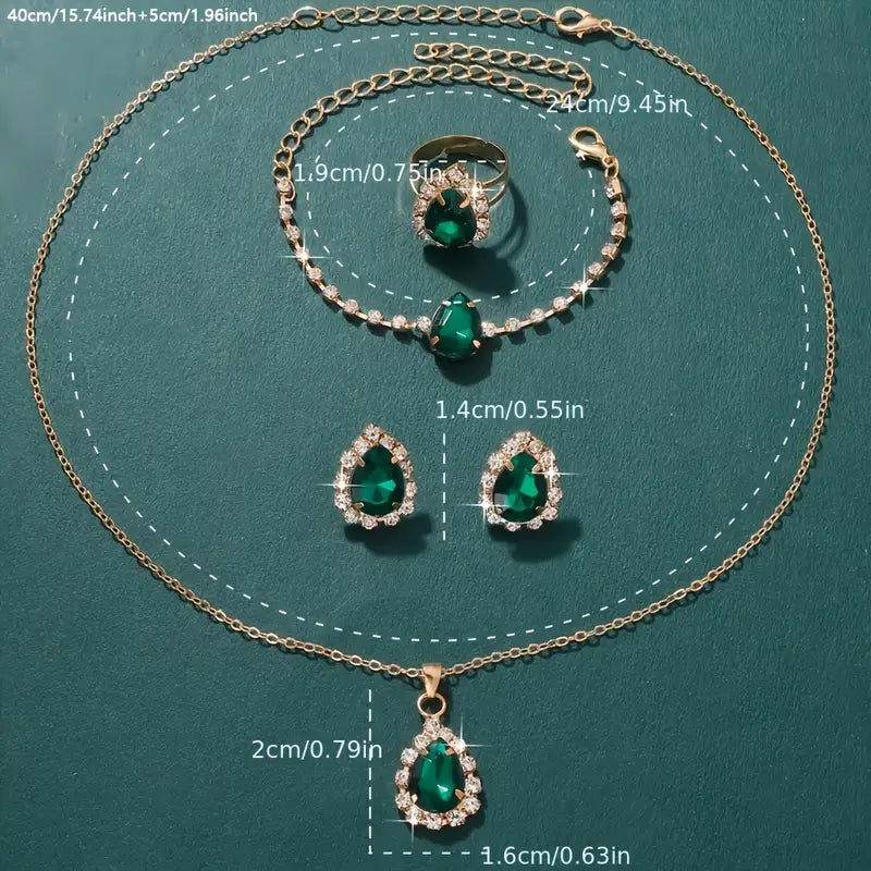 Set de bijuterii Elisandre Vermont | Aur
