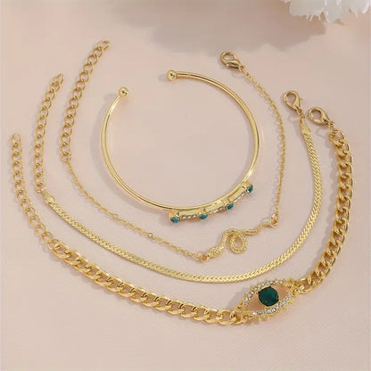 Set de brățări Serpina Veyra | Aur