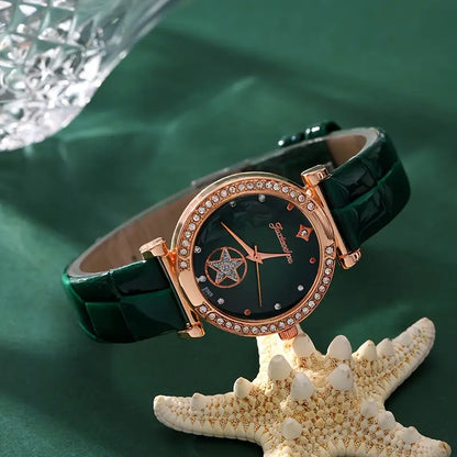 Set de bijuterii Verdantra Timecourt | Aur