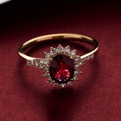 Inel Empress Red | Aur