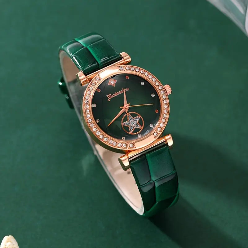 Set de bijuterii Verdantra Timecourt | Aur