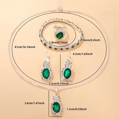 Set de bijuterii Seloria Grevalyn | Aur alb