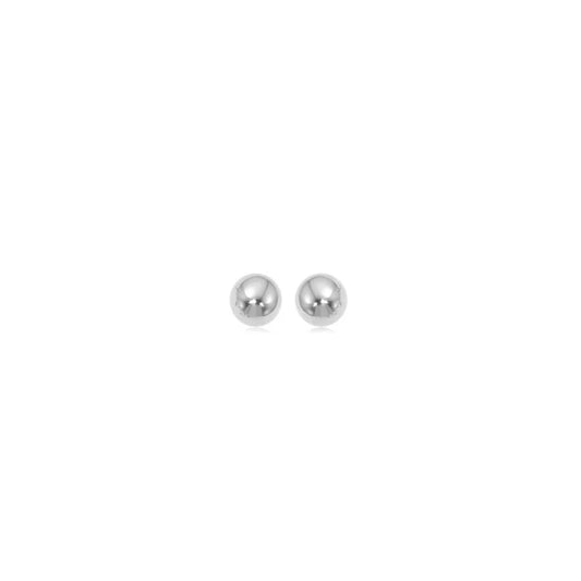 Cercel stud Have a ball | Aur alb