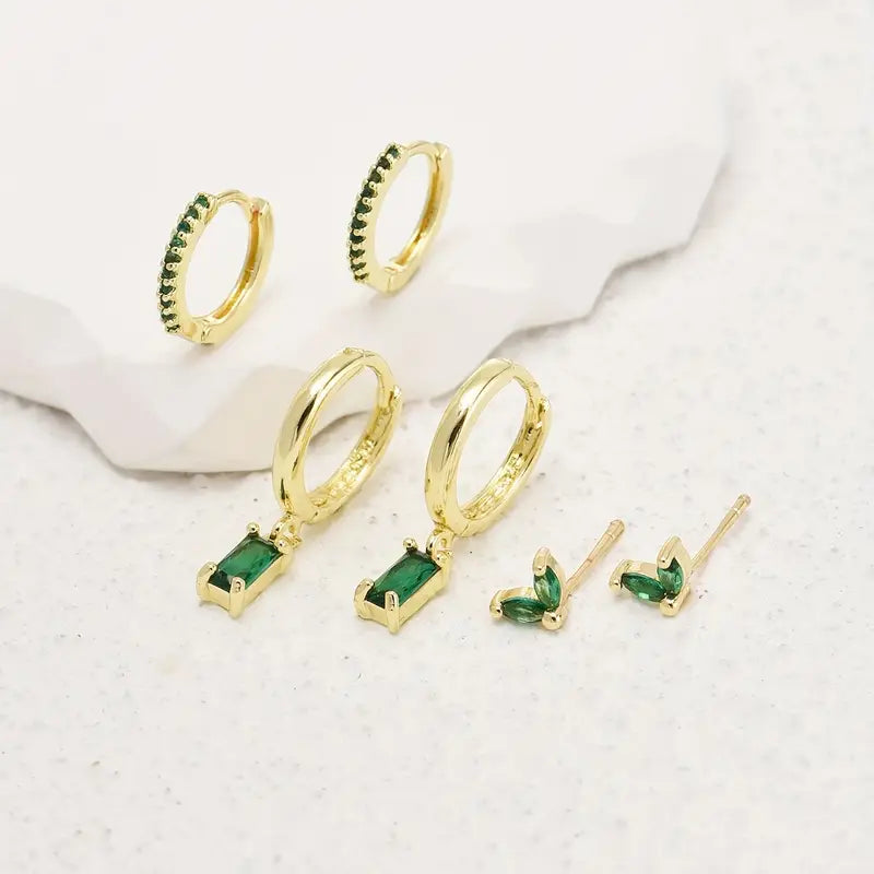 Set de cercei Fiorenza Viridelle | Aur