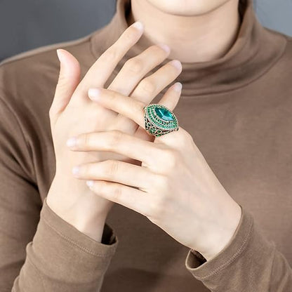 Inel Emerald Regent | Aur