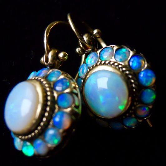 Cercei cu Opal Vintage