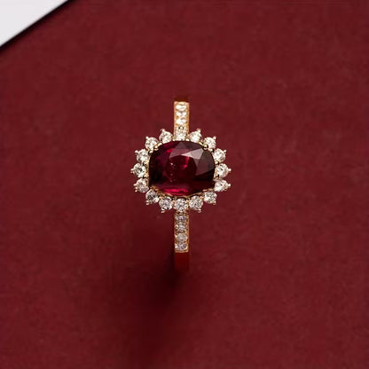 Inel Empress Red | Aur