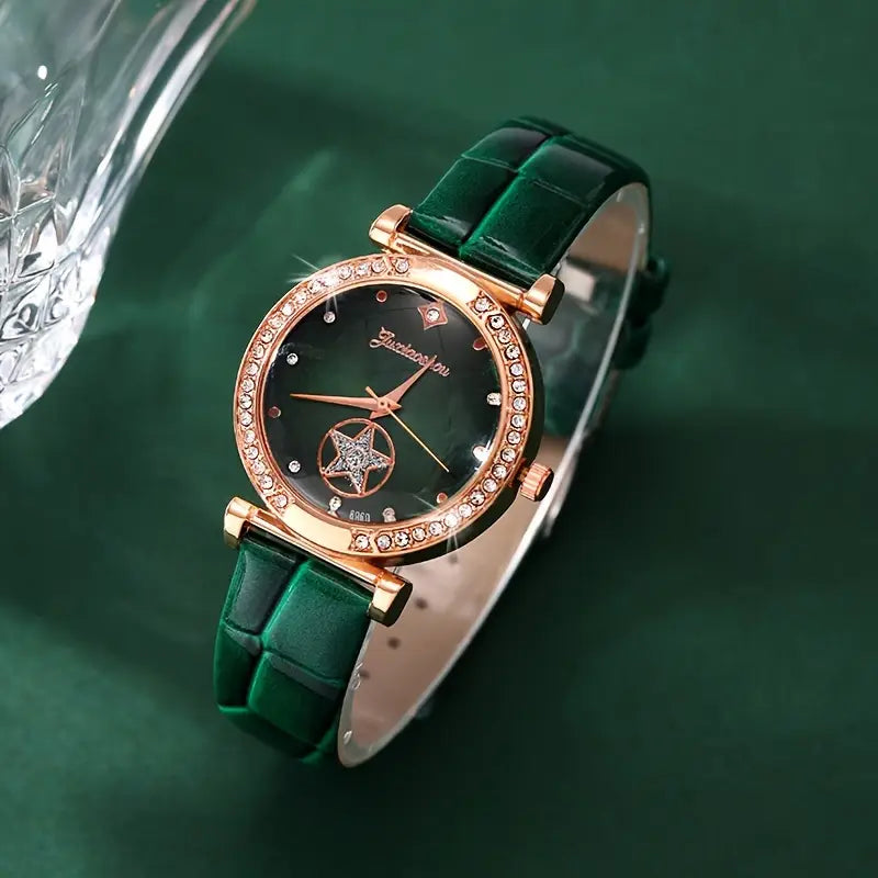 Set de bijuterii Verdantra Timecourt | Aur