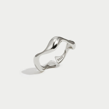 Inele minimalist valuri