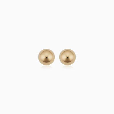 Cercel stud Have a ball | Aur alb
