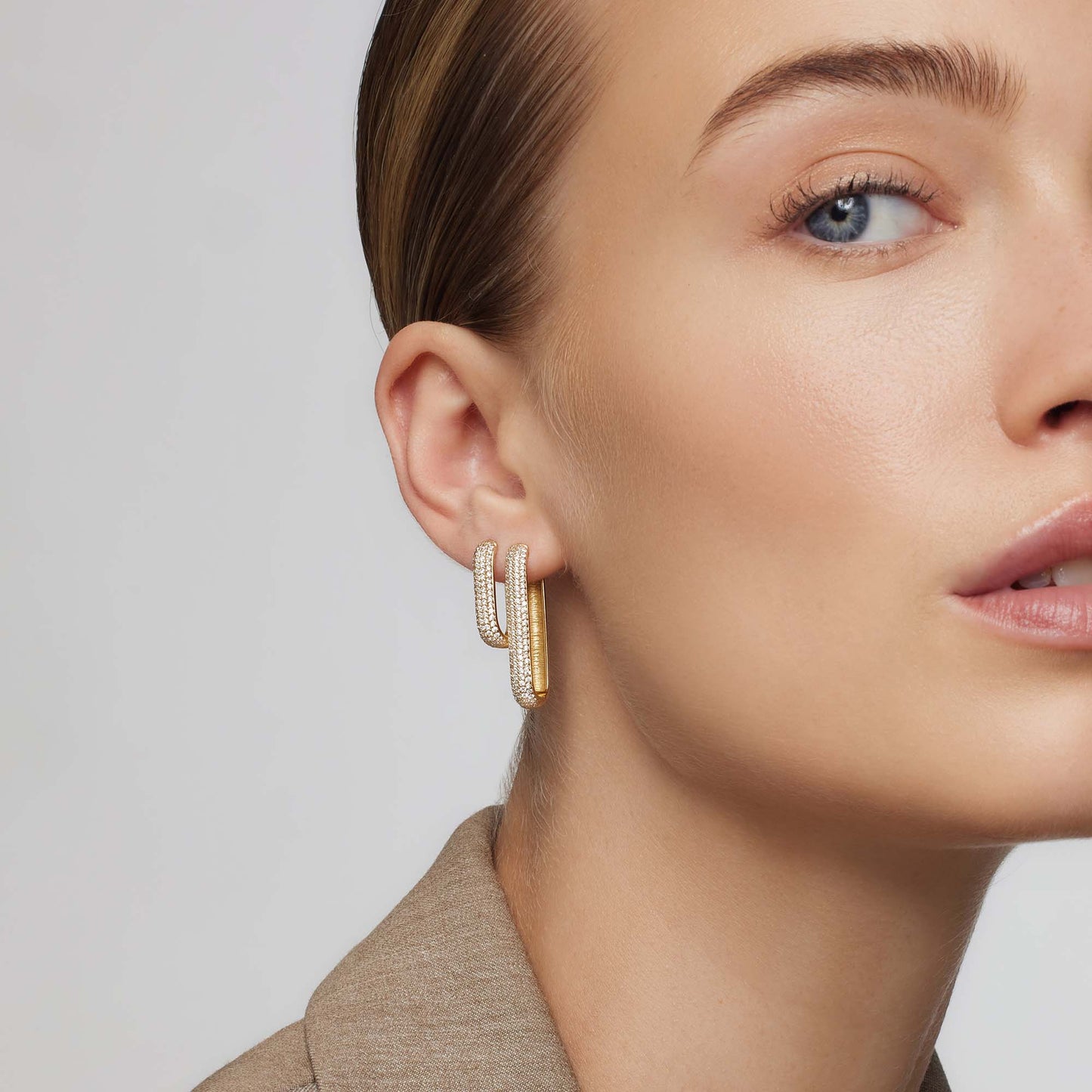 Cerceluri Icon Pavé | Auriu