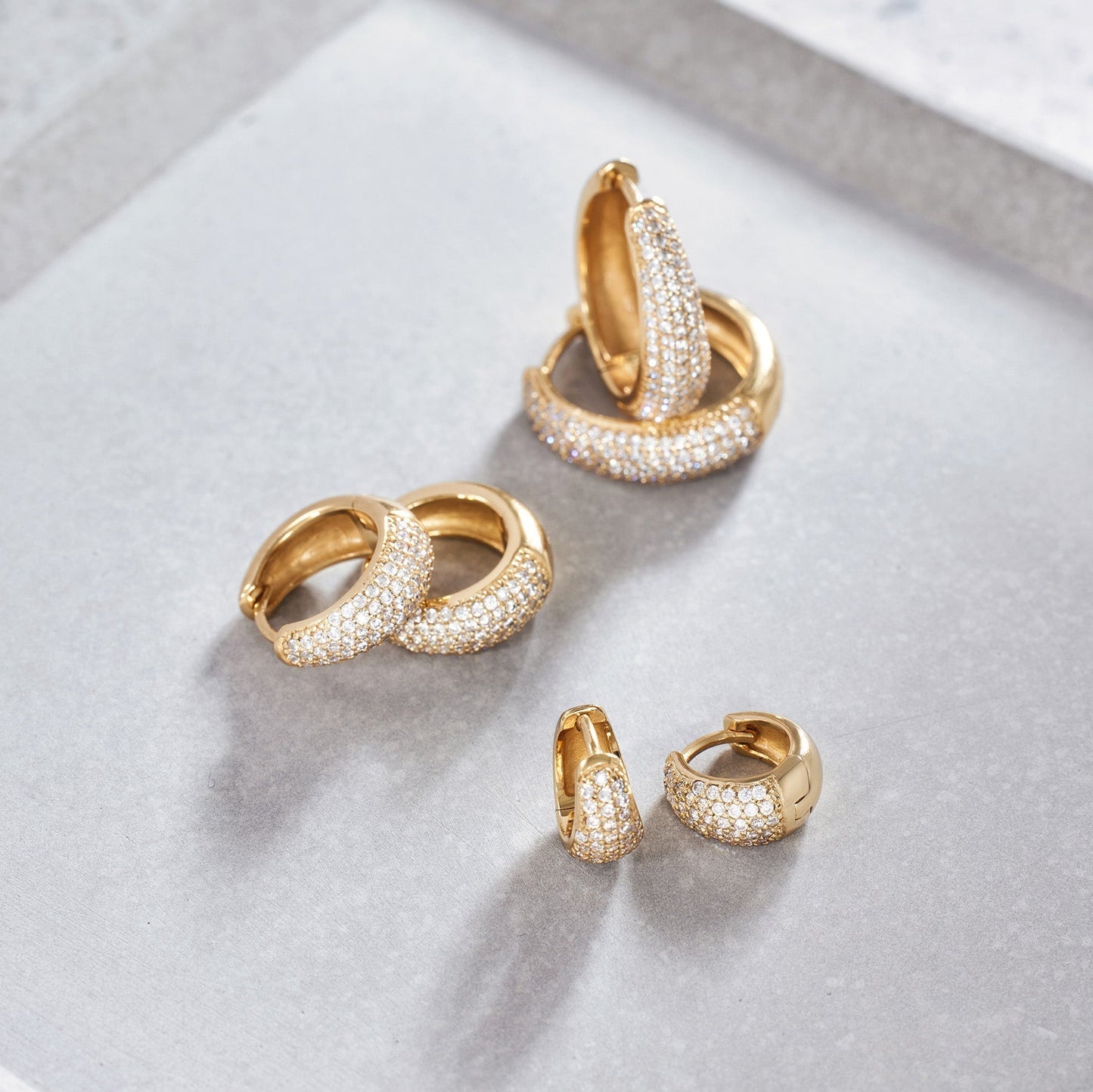 Mini Cerceluri Jules | Auriu