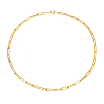 Colier elegant Archen | Aur alb