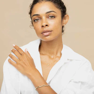 Colier Initial Scrisoare de Dragoste | Auriu