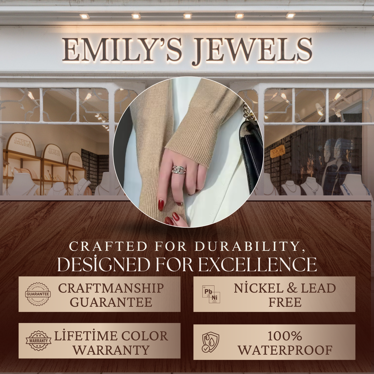 Marina - Inel Elegant Reglabil cu Nod