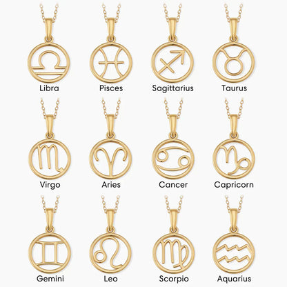 Colier cu Semn Zodiacal | Auriu