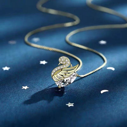 Colier Lebădă de Cristal