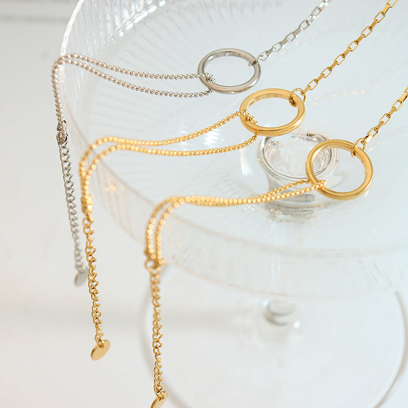 Brățară cercuri aurii Luria