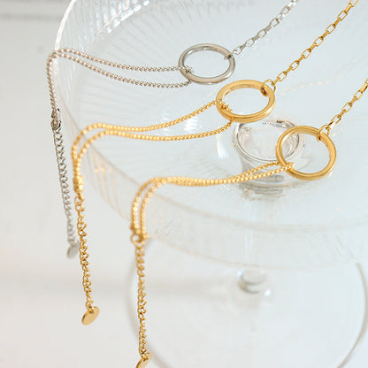 Brățară cercuri aurii Luria