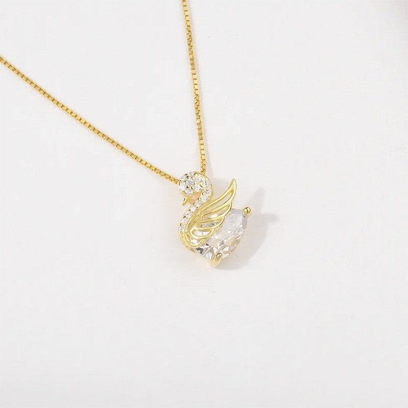 Colier Lebădă de Cristal