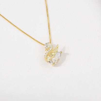 Colier Lebădă de Cristal