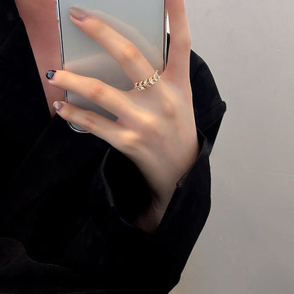 Inel auriu măslin Matilda