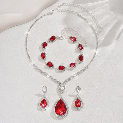 Set de bijuterii Thalira Bloodwynne | Aur alb
