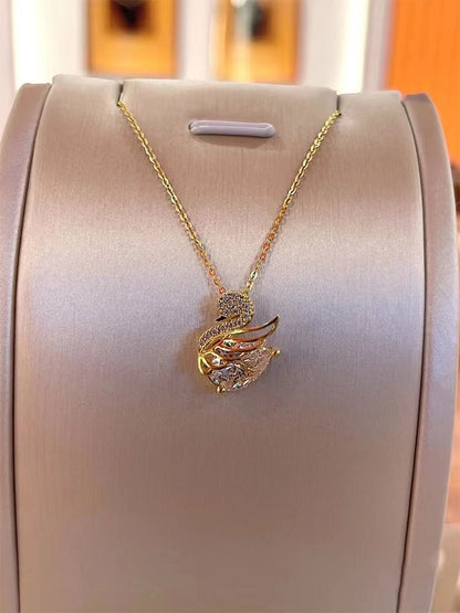 Colier Lebădă de Cristal