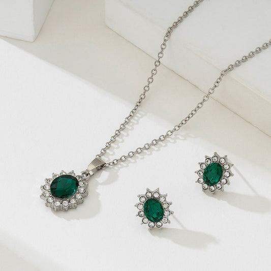 Set de bijuterii Katya Smeryn | Aur alb