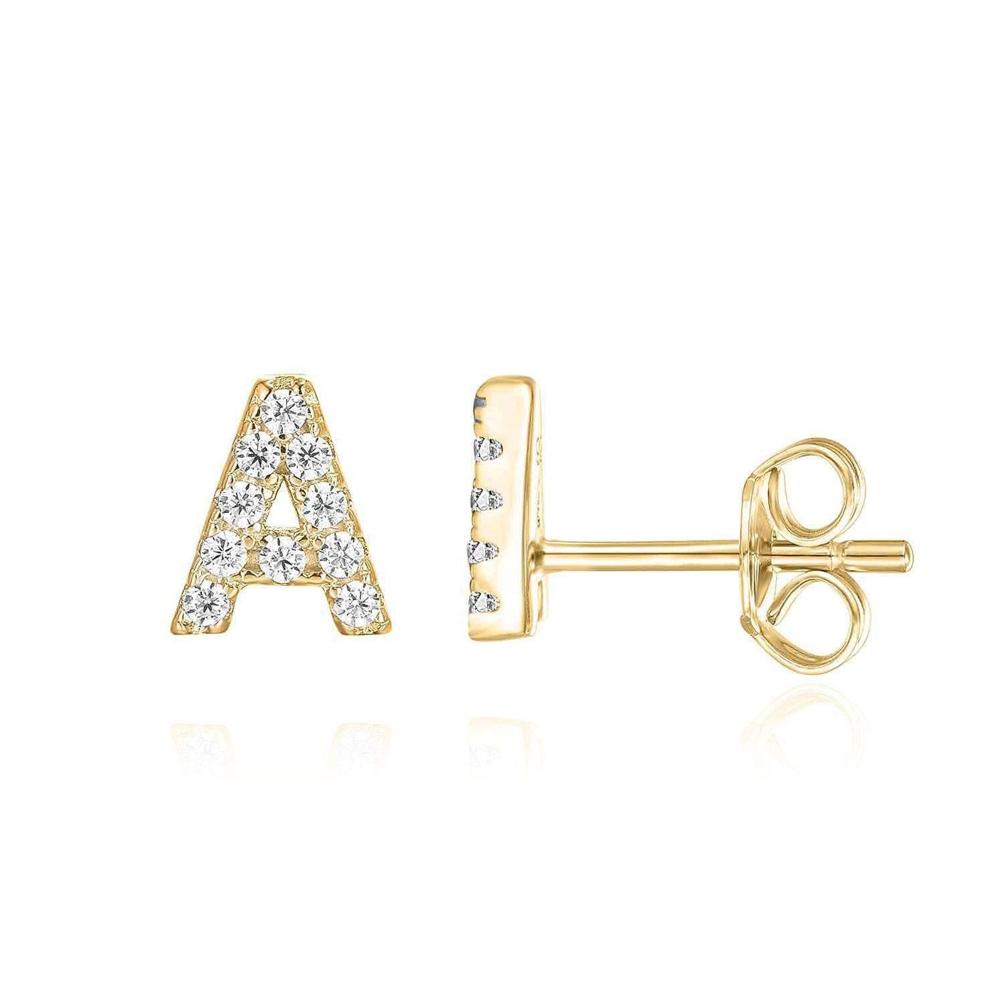 Cercel Initial 1 buc | Auriu