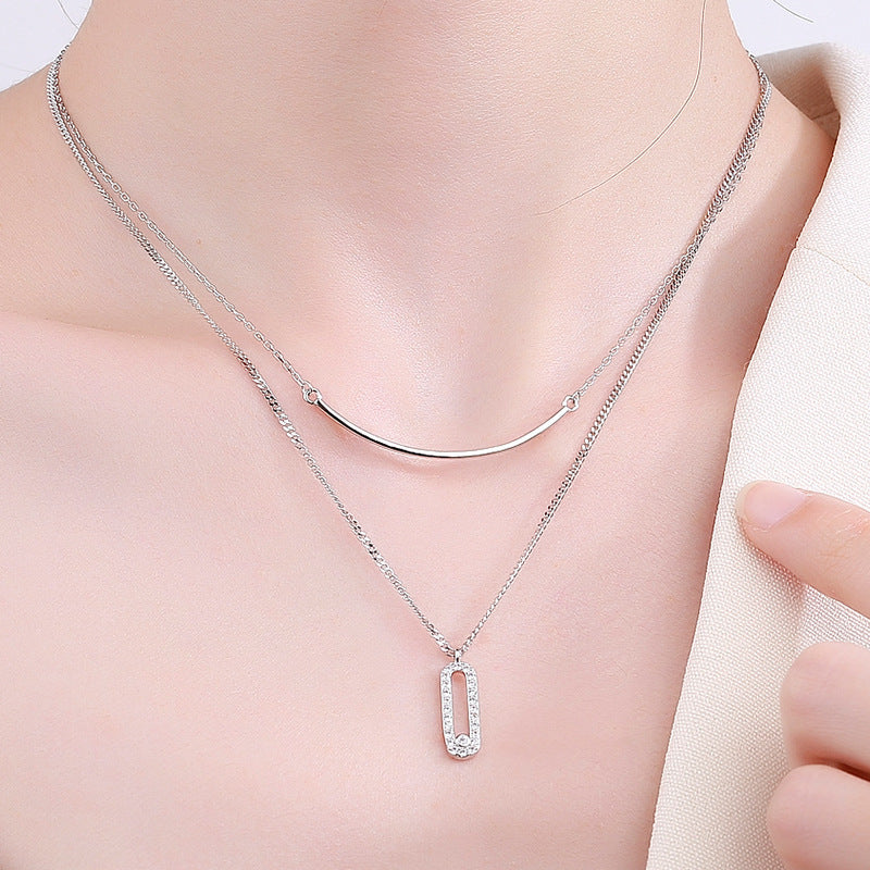 Colier cristale suprapuse Gia