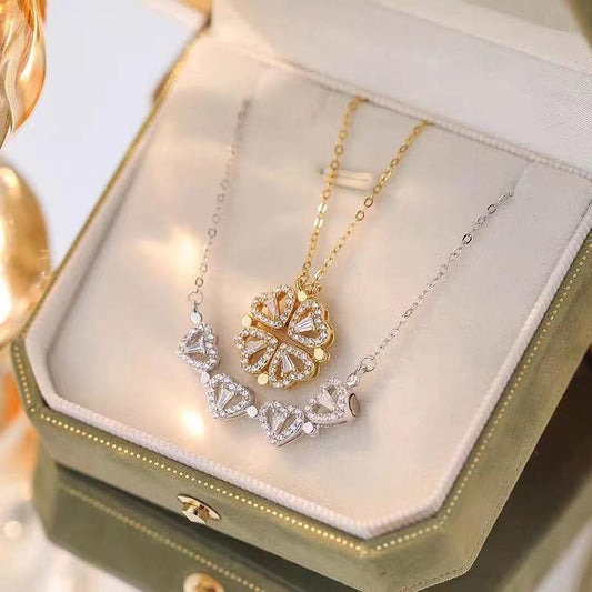 Colier inimă de cristal