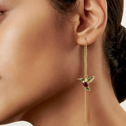 Cercei Colibri din Email și Zirconiu