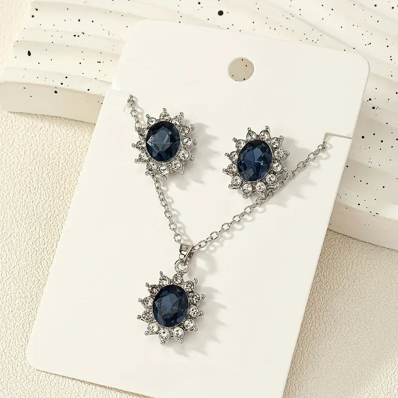 Set de bijuterii Katya Azuryn | Aur alb