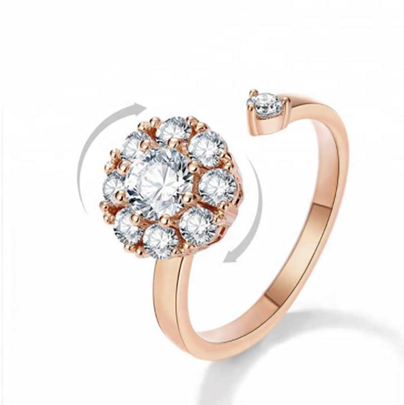 Inel rotativ anti-stres cu zirconii