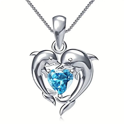 Colier gemeni Oceanheart | Aur alb