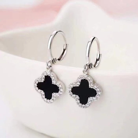 Pandantive trifoi cu patru foi placate cu aur