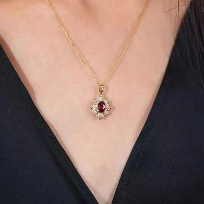 Colier Kavella Solcrimson | Aur