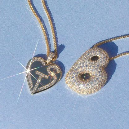 Colier inițială cu bule Hailey