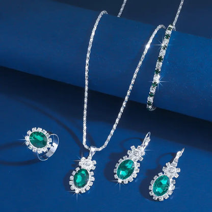 Set de bijuterii Seloria Grevalyn | Aur alb