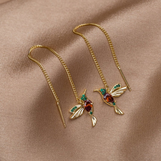 Cercei colibri eleganti