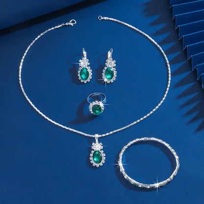 Set de bijuterii Seloria Grevalyn | Aur alb