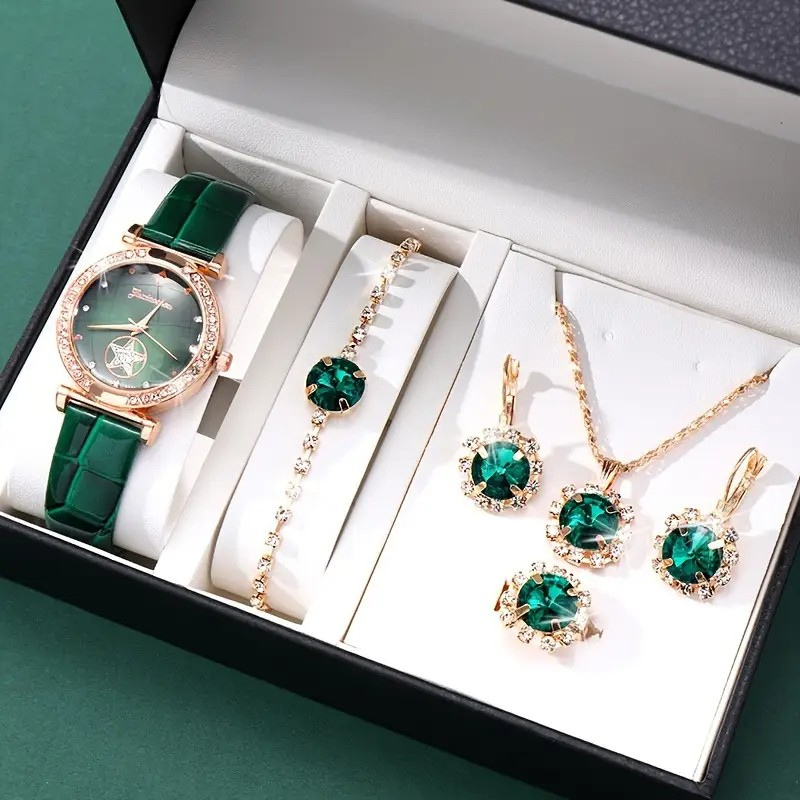 Set de bijuterii Verdantra Timecourt | Aur