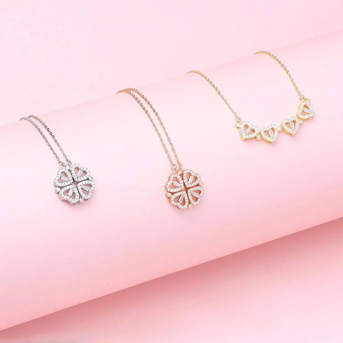 Colier inimă de cristal